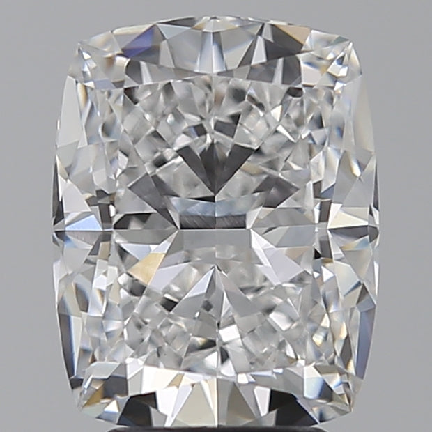 4.0 Carat Cushion Lab Diamond with  Cut Diamond in 14KT  view 1

