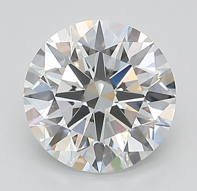 1.31 Carat Round Lab Diamond with  Cut Diamond in 14KT  view 1
