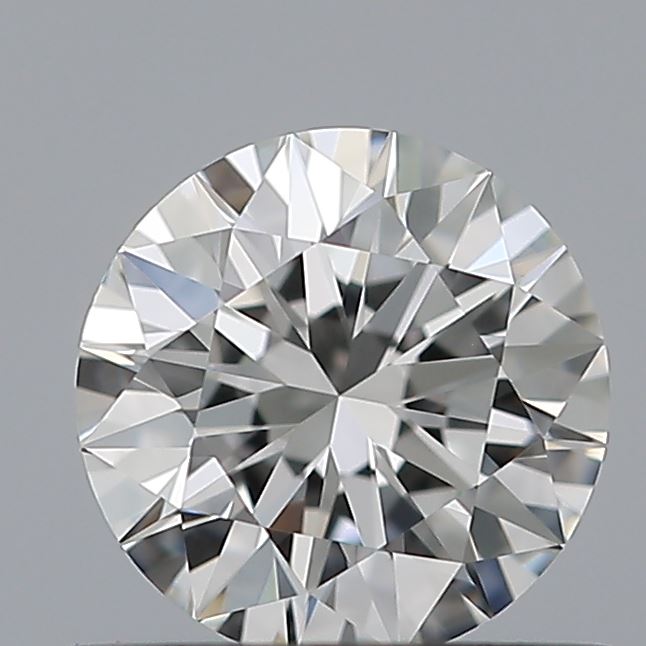 0.52 Carat Round Natural Diamond with  Cut Diamond in 14KT  view 1
