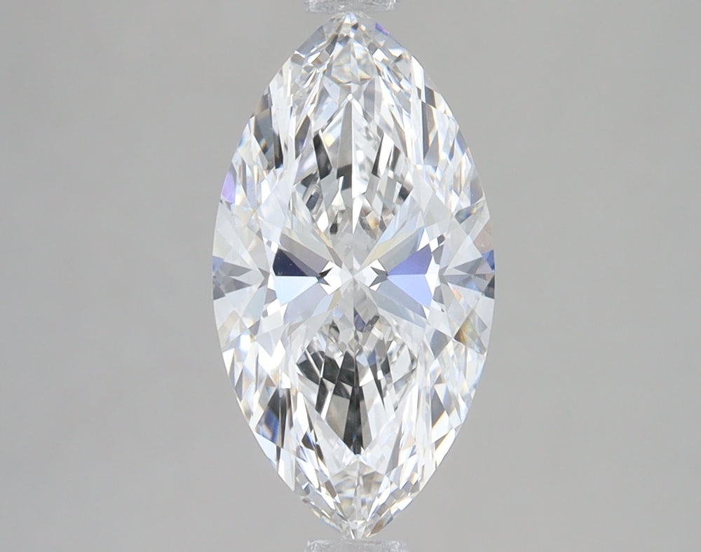 2.09 Carat Marquise Lab Diamond with  Cut Diamond in 14KT  view 1
