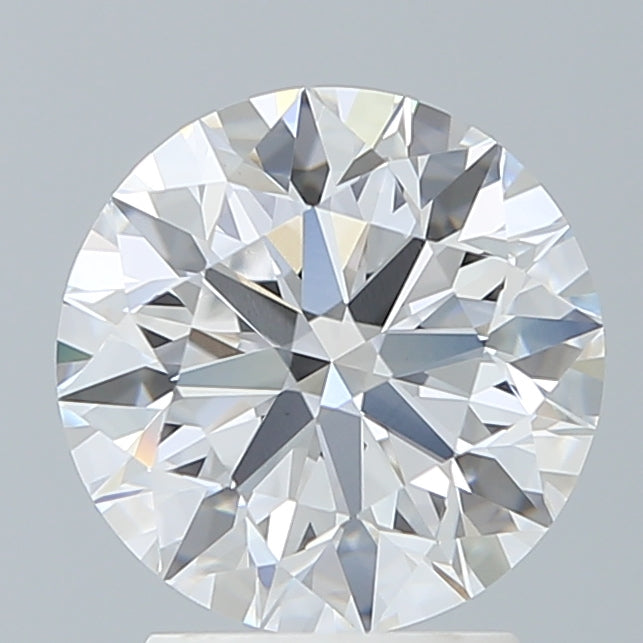 2.66 Carat Round Lab Diamond with  Cut Diamond in 14KT  view 1
