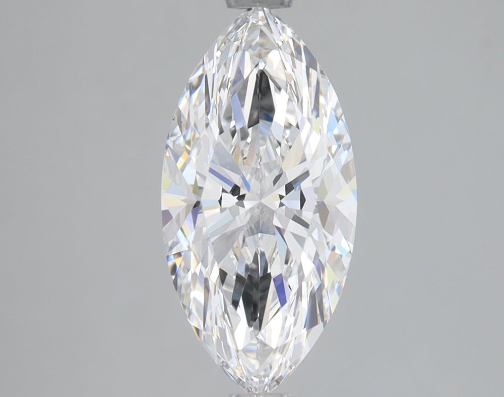 2.03 Carat Marquise Lab Diamond with  Cut Diamond in 14KT  view 1
