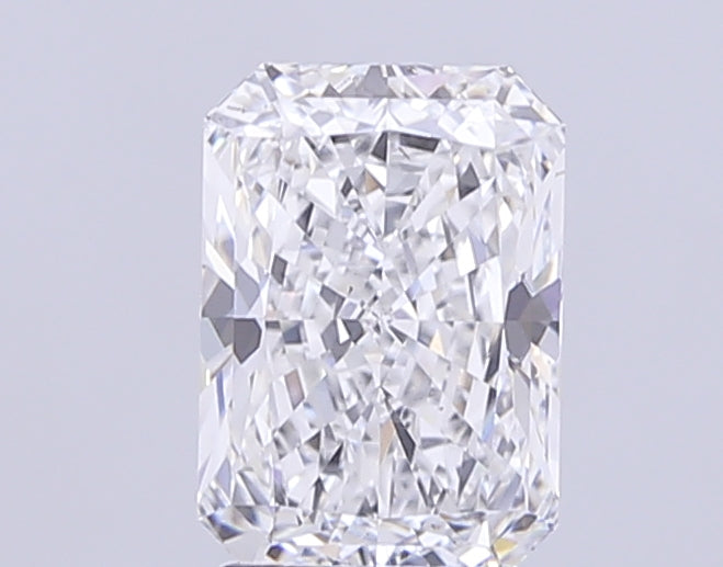 3.06 Carat Radiant Lab Diamond with  Cut Diamond in 14KT  view 1
