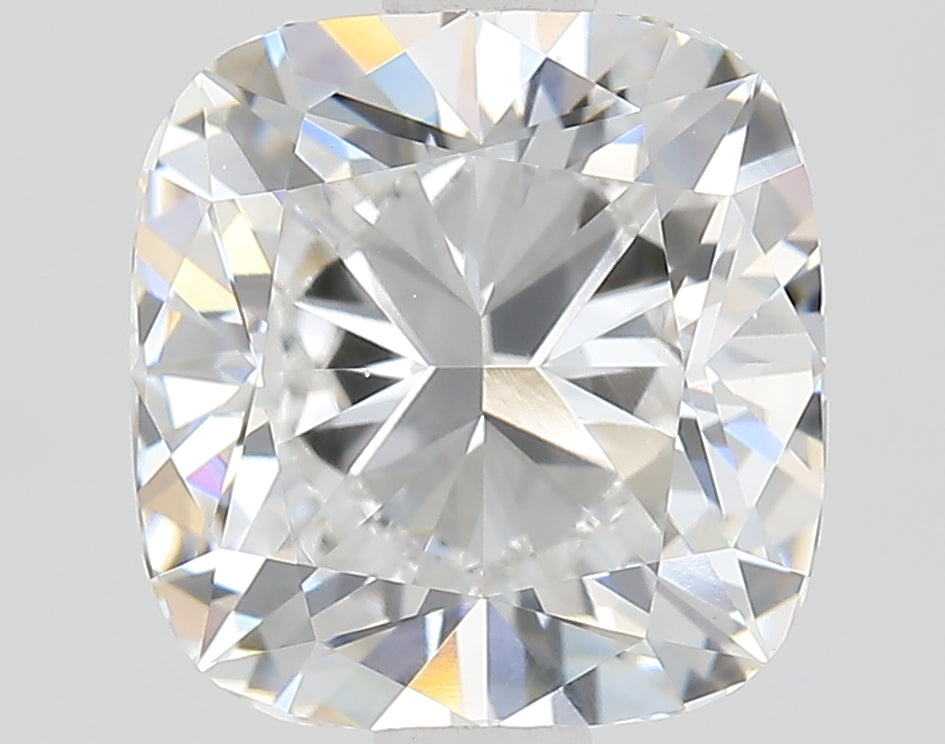 2.0 Carat Cushion Lab Diamond with  Cut Diamond in 14KT  view 1
