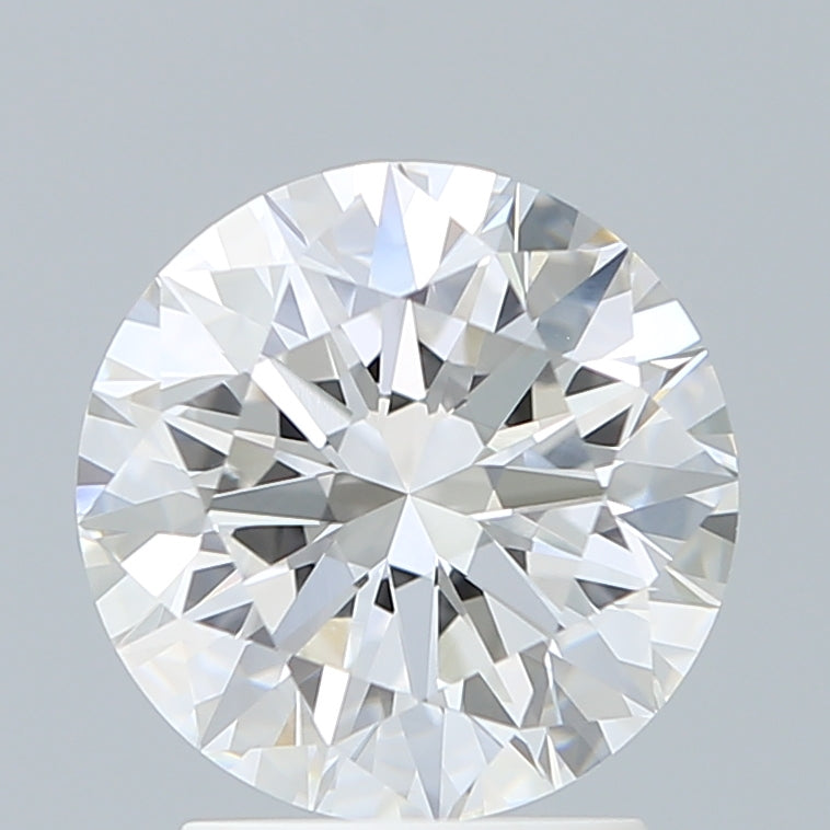 2.25 Carat Round Lab Diamond with  Cut Diamond in 14KT  view 1
