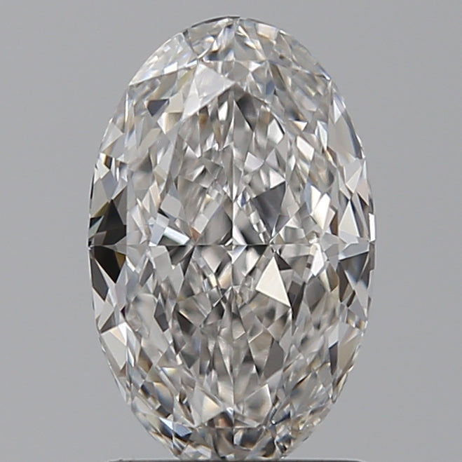 1.54 Carat Oval Lab Diamond with  Cut Diamond in 14KT  view 1
