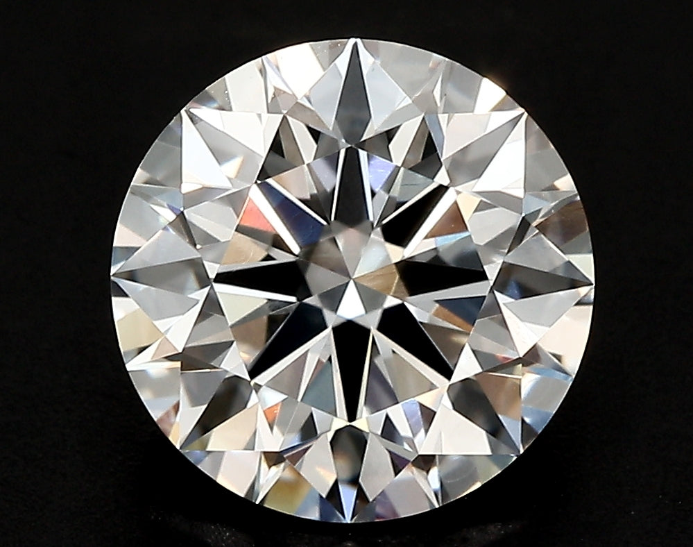 1.5 Carat Round Lab Diamond with  Cut Diamond in 14KT  view 1
