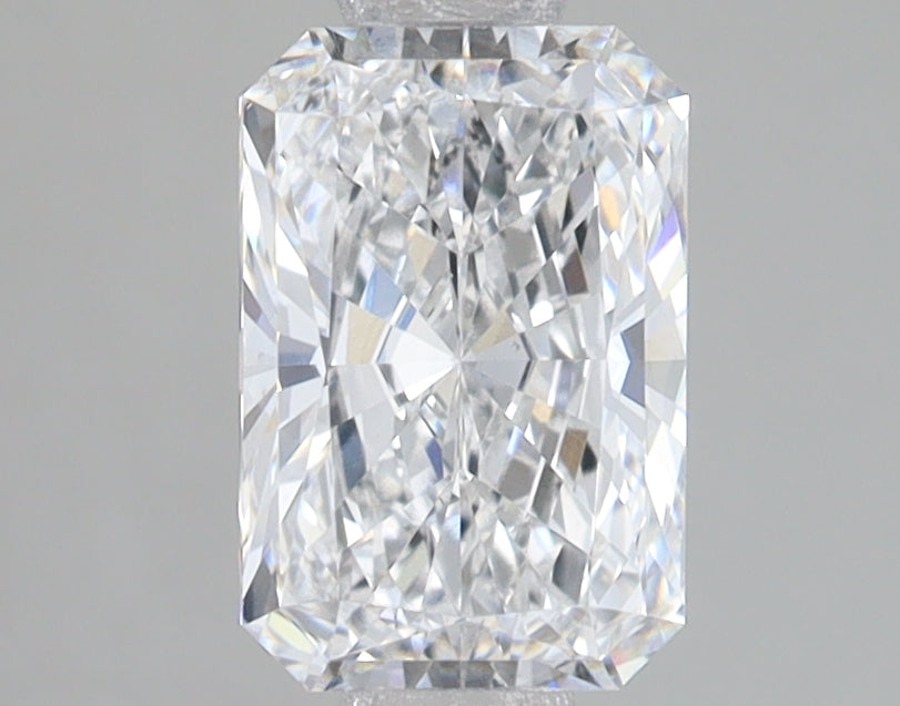 1.51 Carat Radiant Lab Diamond with  Cut Diamond in 14KT  view 1
