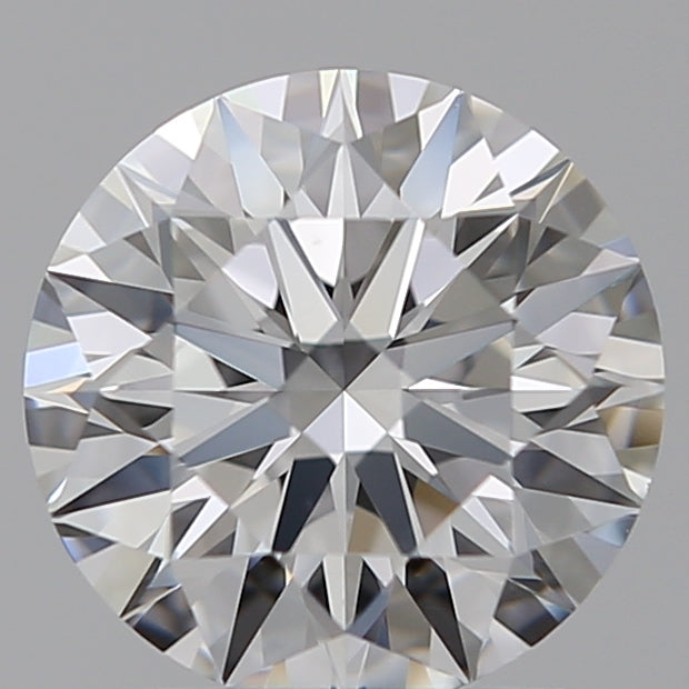 1.27 Carat Round Lab Diamond with  Cut Diamond in 14KT  view 1
