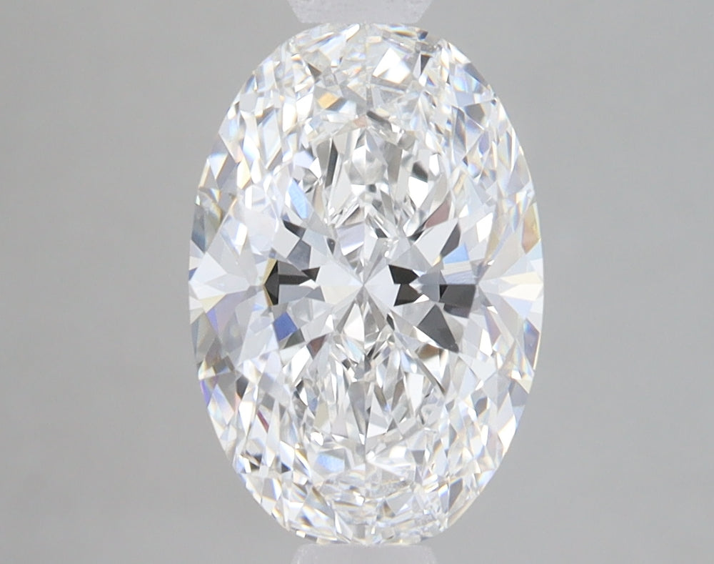 2.23 Carat Oval Lab Diamond with  Cut Diamond in 14KT  view 1
