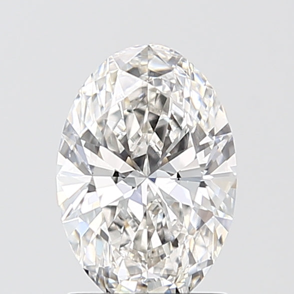 1.5 Carat Oval Lab Diamond with  Cut Diamond in 14KT  view 1

