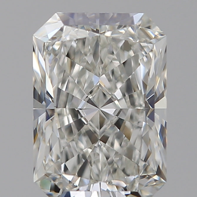 1.46 Carat Radiant Lab Diamond with  Cut Diamond in 14KT  view 1
