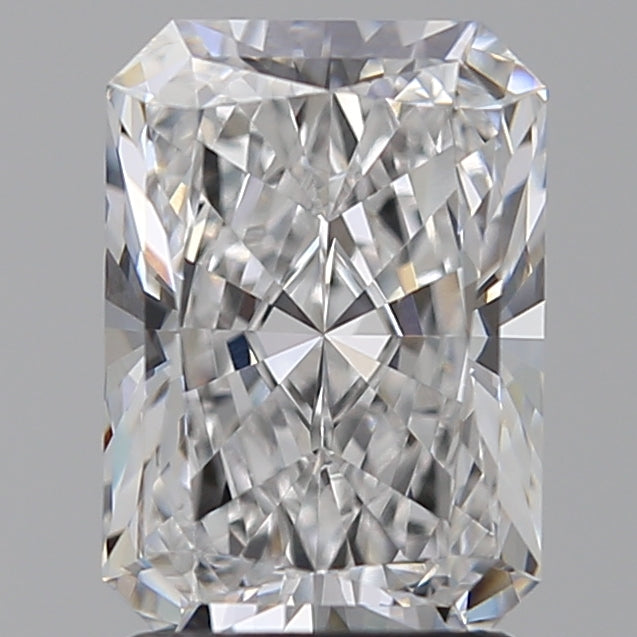 2.09 Carat Radiant Lab Diamond with  Cut Diamond in 14KT  view 1
