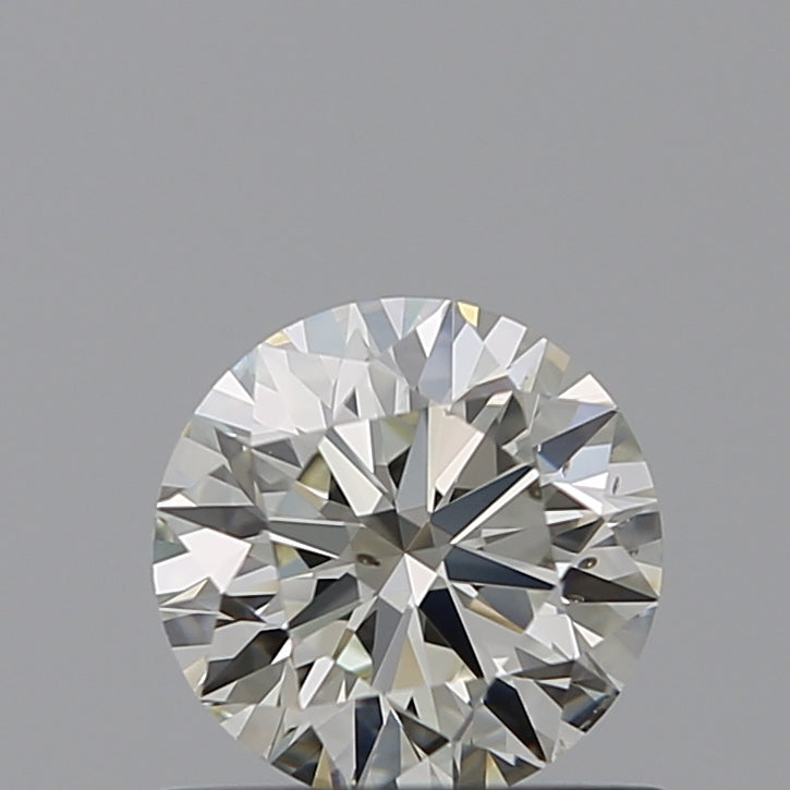 0.61 Carat Round Natural Diamond with  Cut Diamond in 14KT  view 1
