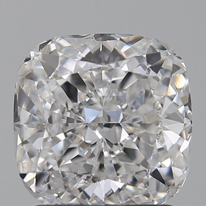 1.53 Carat Cushion Lab Diamond with  Cut Diamond in 14KT  view 1
