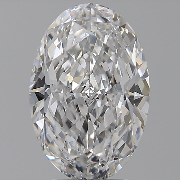 4.15 Carat Oval Lab Diamond with  Cut Diamond in 14KT  view 1
