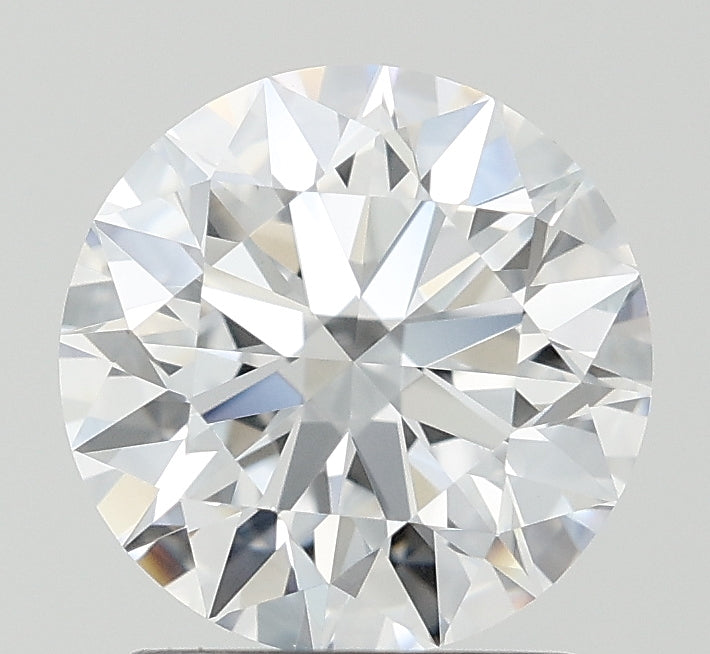 1.77 Carat Round Lab Diamond with  Cut Diamond in 14KT  view 1
