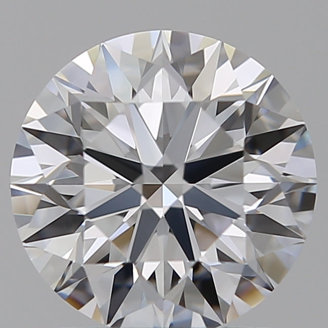 1.41 Carat Round Lab Diamond with  Cut Diamond in 14KT  view 1
