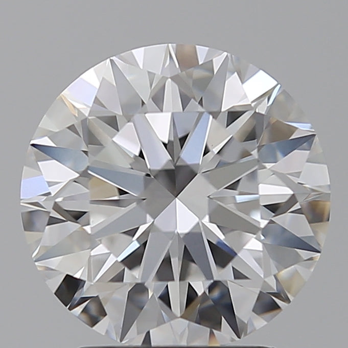 2.51 Carat Round Lab Diamond with  Cut Diamond in 14KT  view 1
