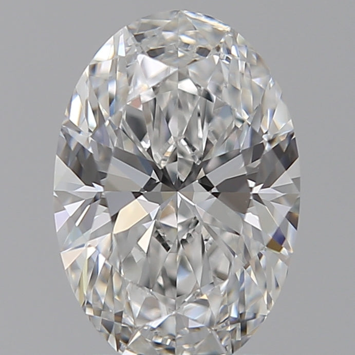 1.58 Carat Oval Lab Diamond with  Cut Diamond in 14KT  view 1
