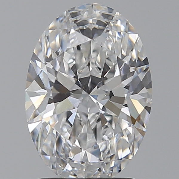 2.05 Carat Oval Lab Diamond with  Cut Diamond in 14KT  view 1
