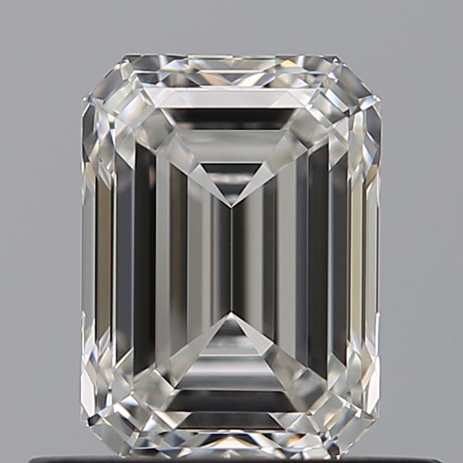 0.73 Carat Emerald Natural Diamond with  Cut Diamond in 14KT  view 1
