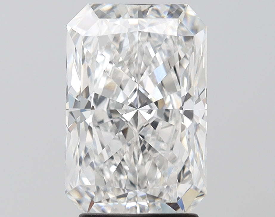 3.0 Carat Radiant Lab Diamond with  Cut Diamond in 14KT  view 1
