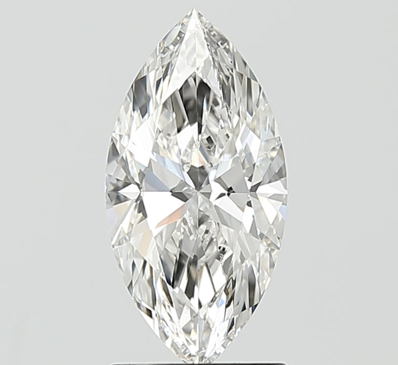 1.6 Carat Marquise Lab Diamond with  Cut Diamond in 14KT  view 1
