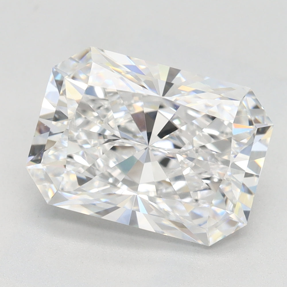 2.83 Carat Radiant Lab Diamond with  Cut Diamond in 14KT  view 1
