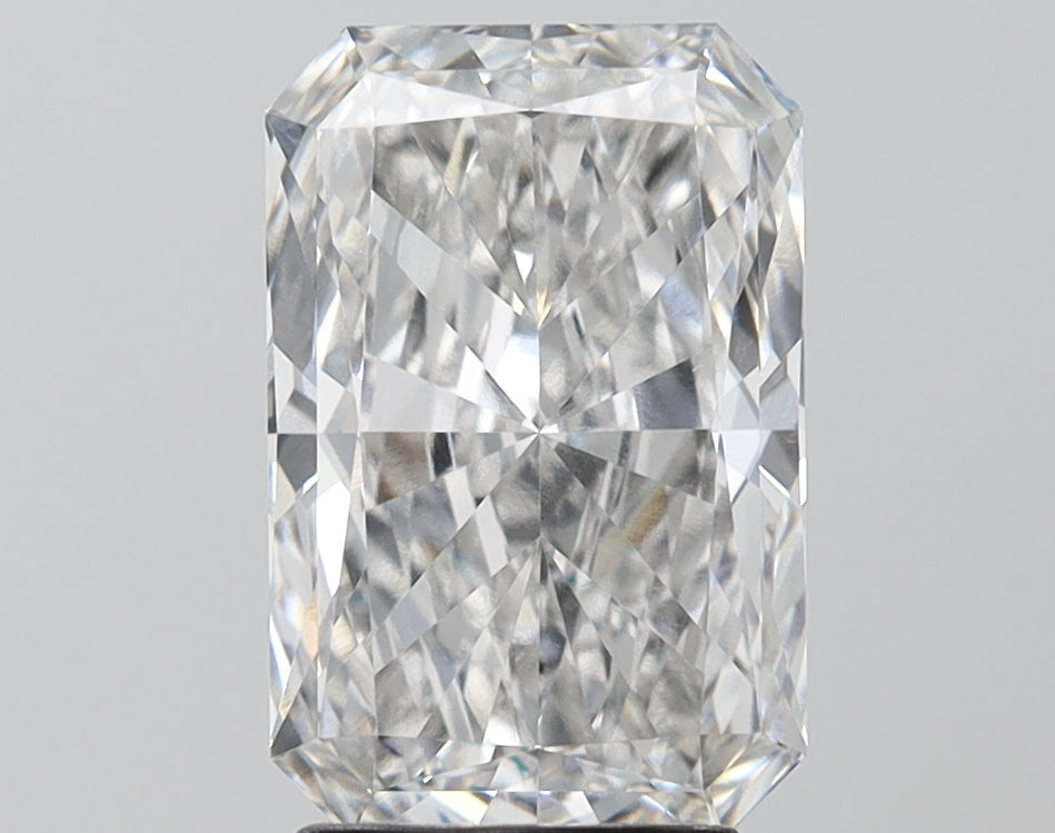 3.0 Carat Radiant Lab Diamond with  Cut Diamond in 14KT  view 1
