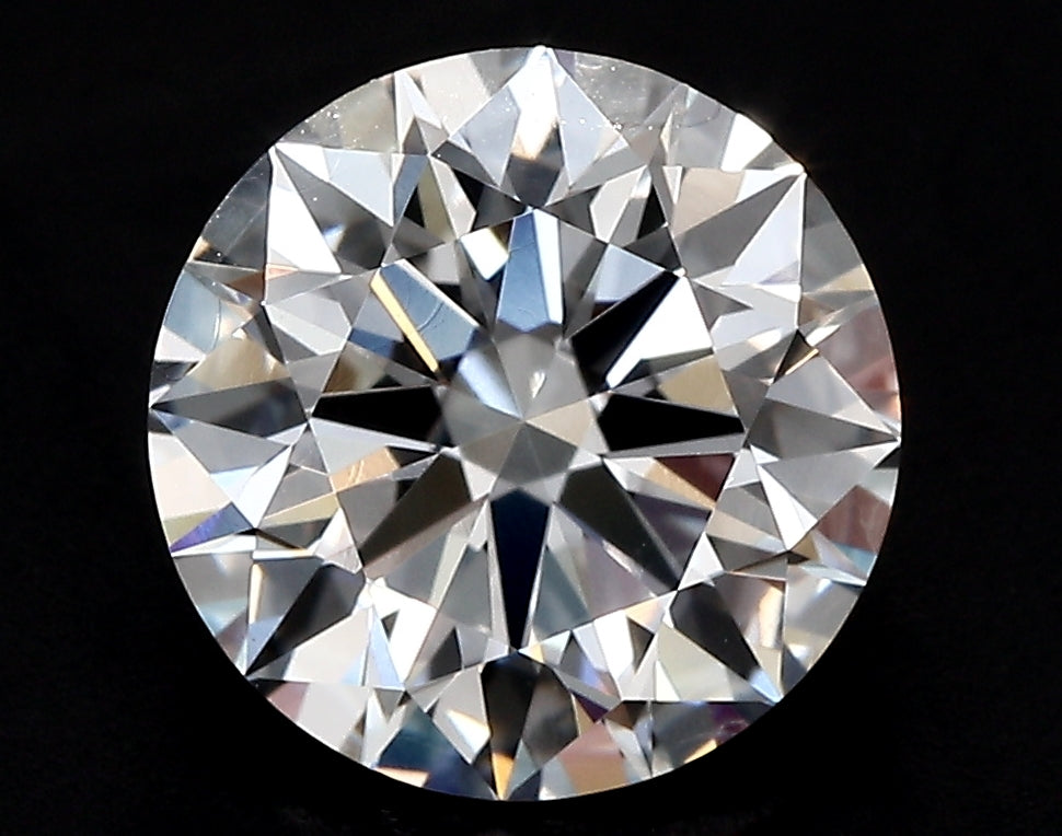 3.0 Carat Round Lab Diamond with  Cut Diamond in 14KT  view 1
