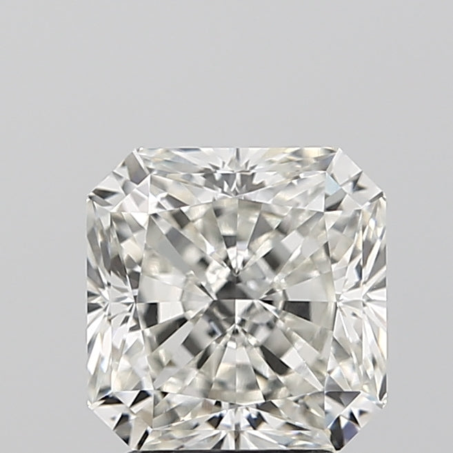 3.05 Carat Radiant Lab Diamond with  Cut Diamond in 14KT  view 1

