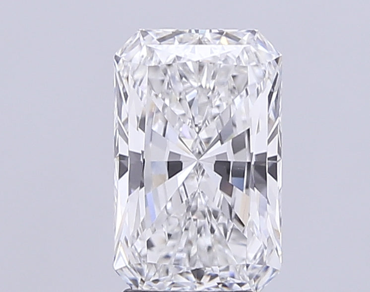 3.59 Carat Radiant Lab Diamond with  Cut Diamond in 14KT  view 1
