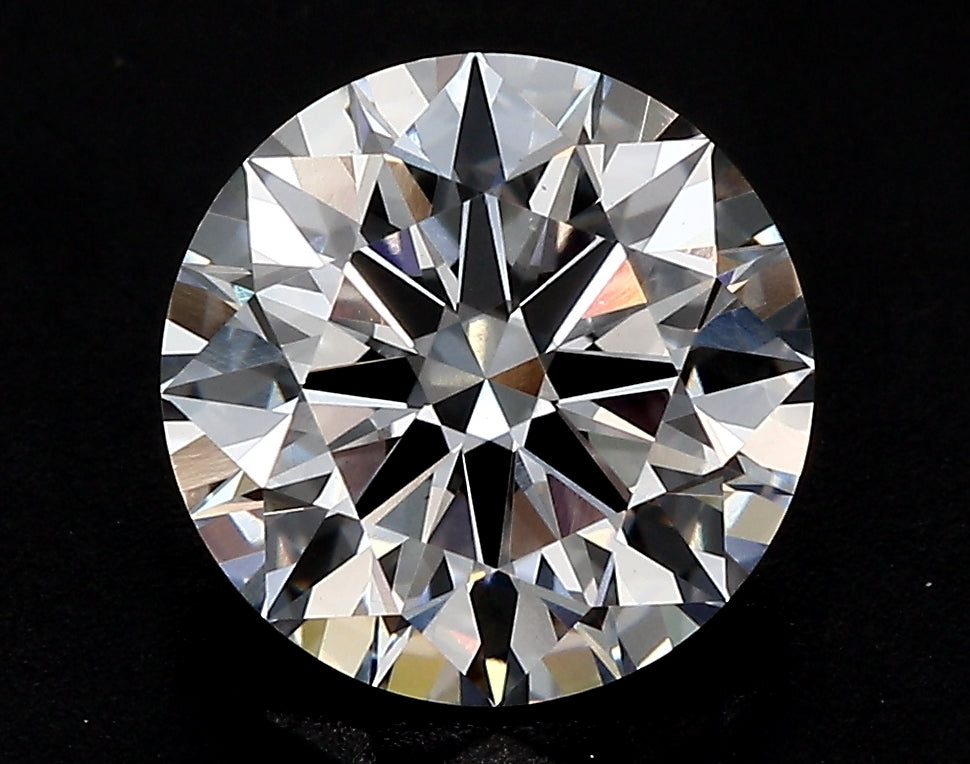 4.1 Carat Round Lab Diamond with  Cut Diamond in 14KT  view 1
