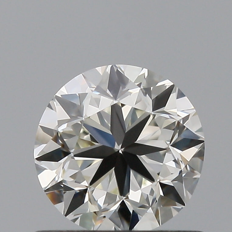 0.71 Carat Round Natural Diamond with  Cut Diamond in 14KT  view 1
