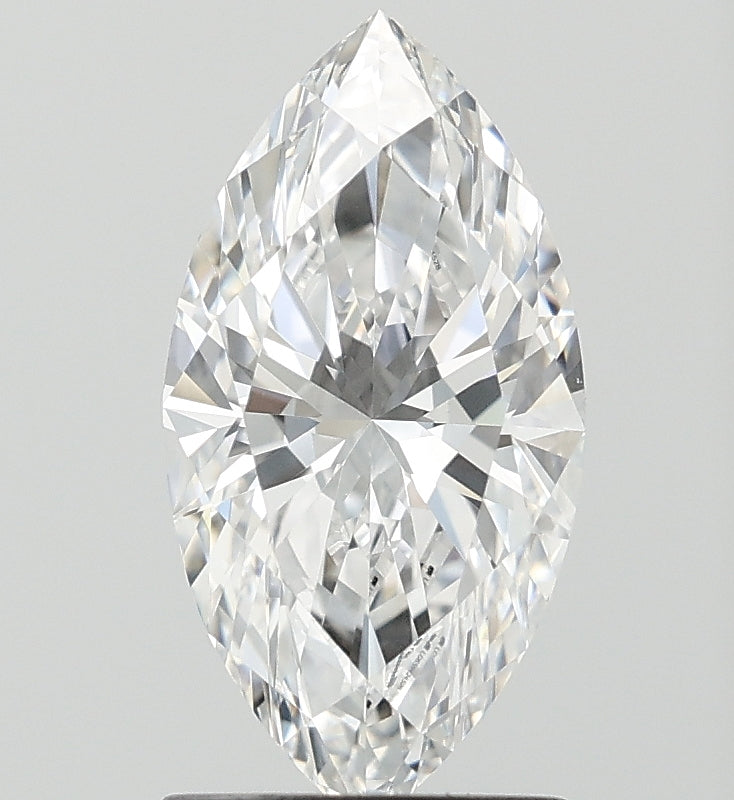 1.55 Carat Marquise Lab Diamond with  Cut Diamond in 14KT  view 1
