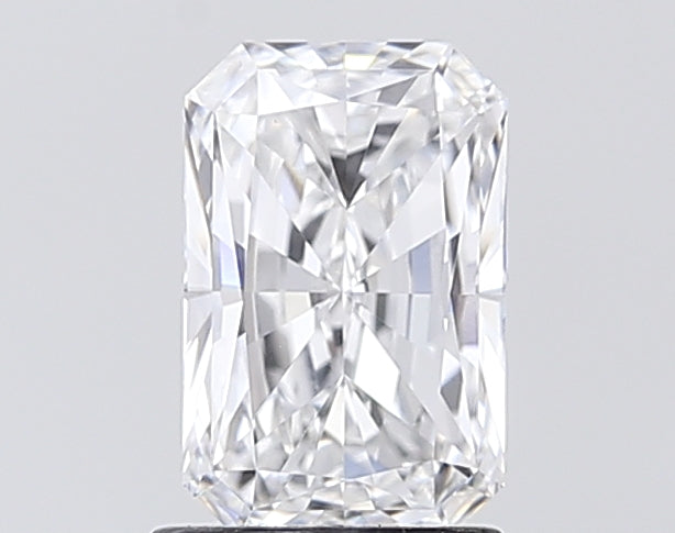 1.53 Carat Radiant Lab Diamond with  Cut Diamond in 14KT  view 1
