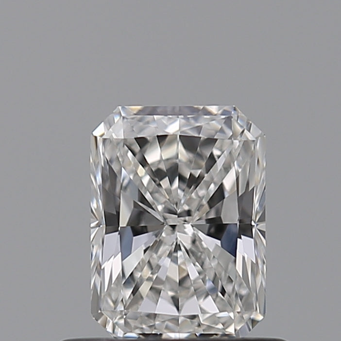 0.56 Carat Radiant Natural Diamond with  Cut Diamond in 14KT  view 1
