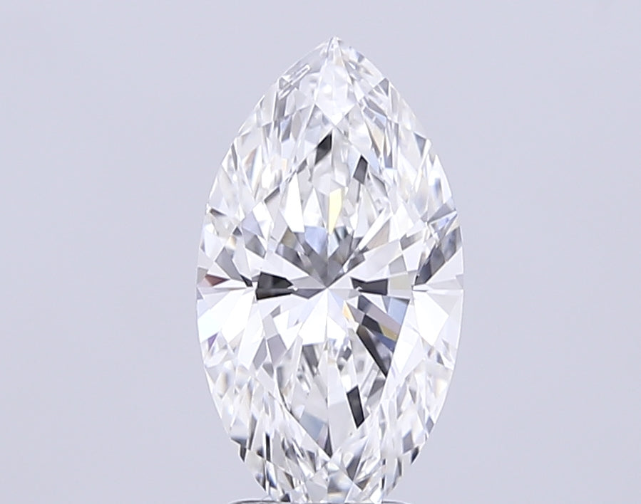 3.07 Carat Marquise Lab Diamond with  Cut Diamond in 14KT  view 1
