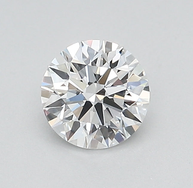 0.54 Carat Round Lab Diamond with  Cut Diamond in 14KT  view 1
