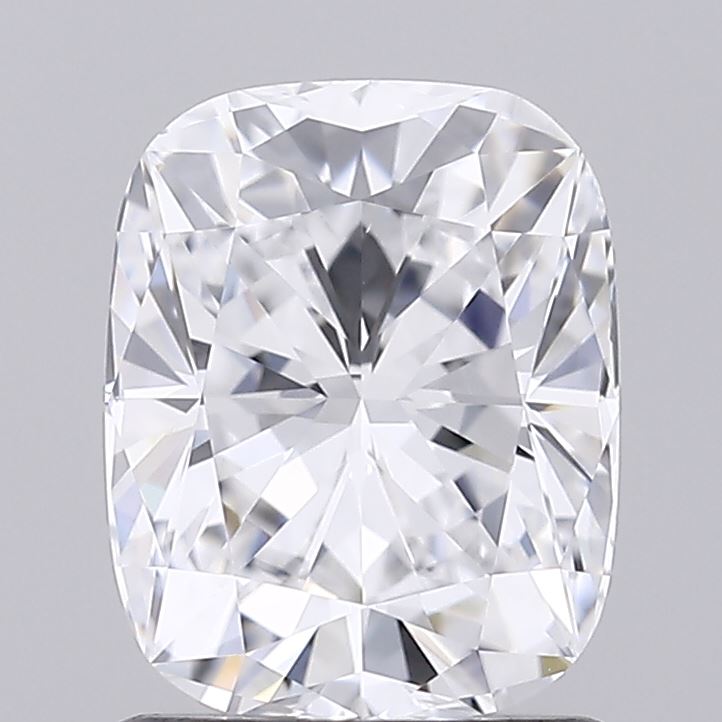 1.43 Carat Cushion Lab Diamond with  Cut Diamond in 14KT  view 1
