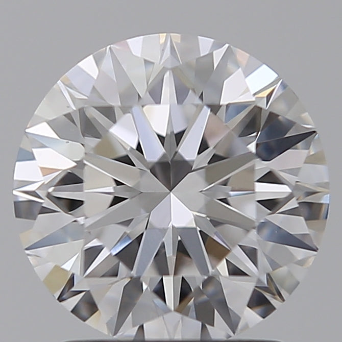 1.76 Carat Round Lab Diamond with  Cut Diamond in 14KT  view 1
