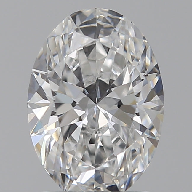 1.55 Carat Oval Lab Diamond with  Cut Diamond in 14KT  view 1
