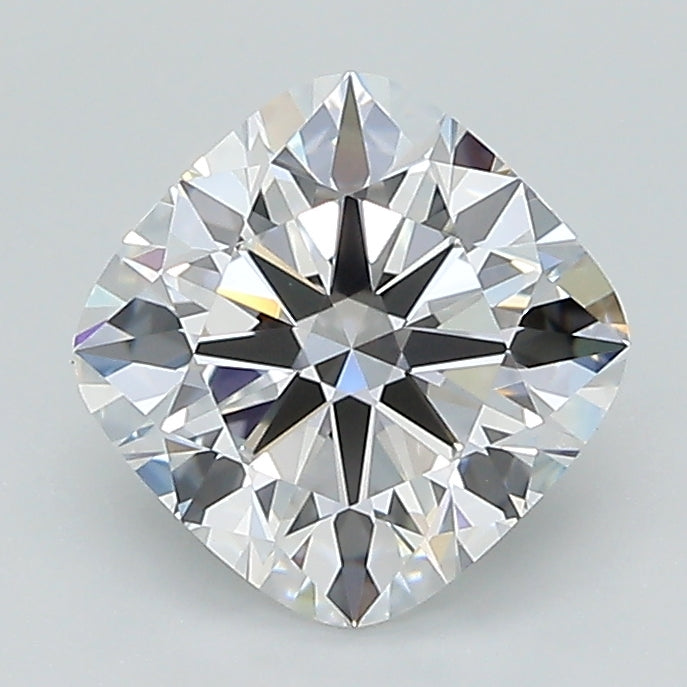 1.64 Carat Cushion Lab Diamond with  Cut Diamond in 14KT  view 1
