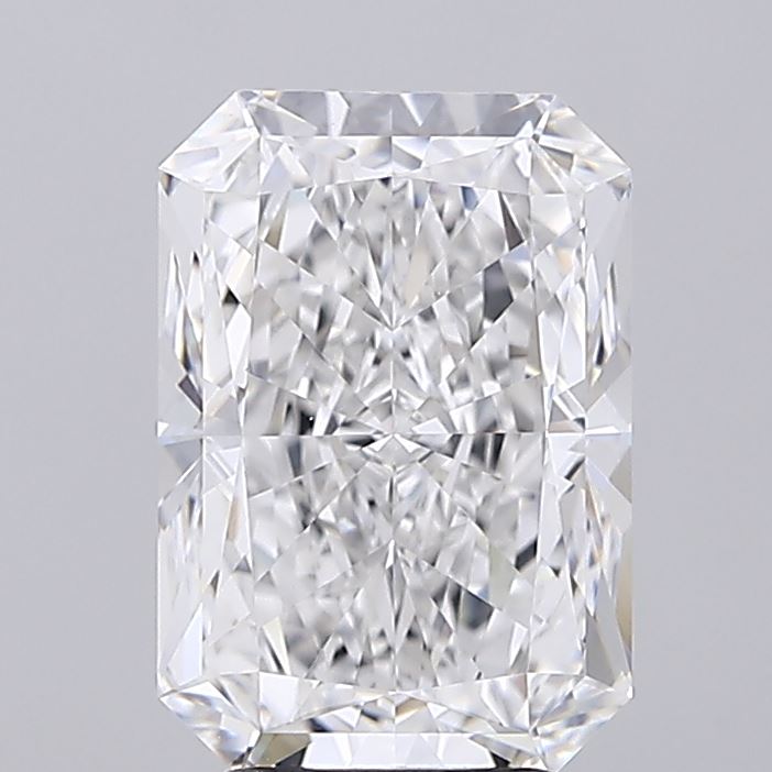 0.7 Carat Radiant Lab Diamond with  Cut Diamond in 14KT  view 1
