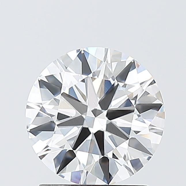 1.5 Carat Round Lab Diamond with  Cut Diamond in 14KT  view 1
