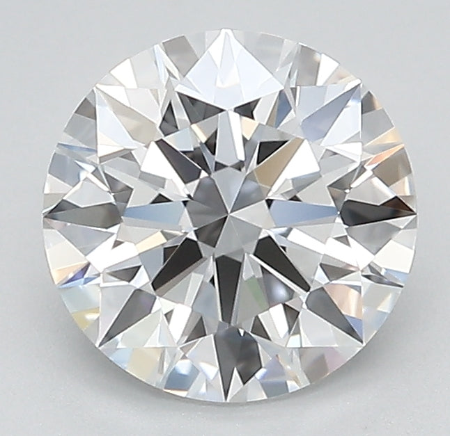 1.69 Carat Round Lab Diamond with  Cut Diamond in 14KT  view 1
