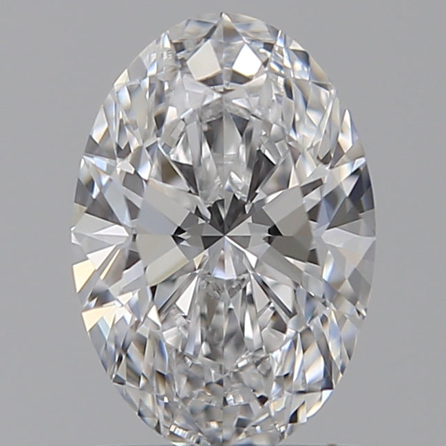 1.08 Carat Oval Lab Diamond with  Cut Diamond in 14KT  view 1
