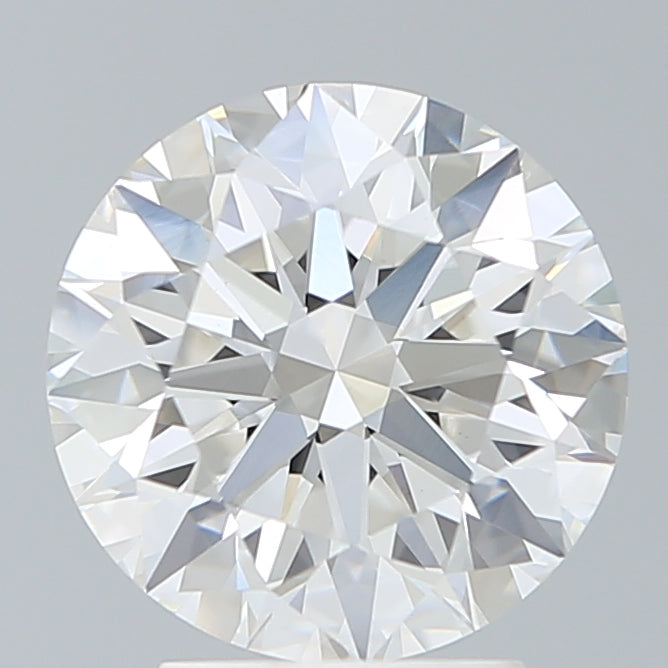 3.17 Carat Round Lab Diamond with  Cut Diamond in 14KT  view 1
