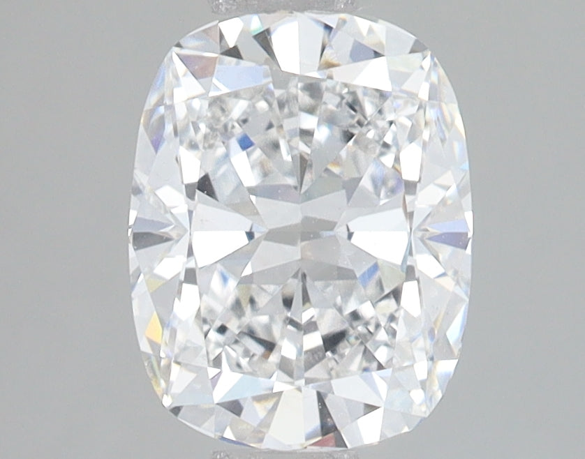1.89 Carat Cushion Lab Diamond with  Cut Diamond in 14KT  view 1

